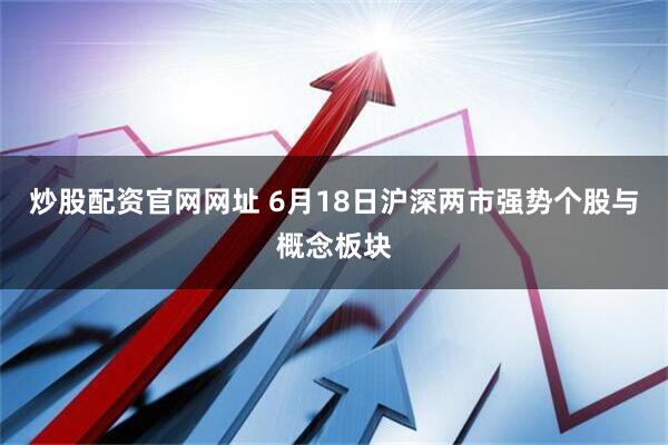 炒股配资官网网址 6月18日沪深两市强势个股与概念板块